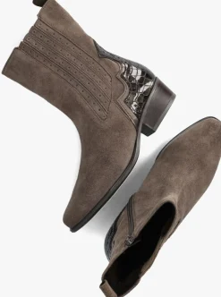 beige gabor enkellaarsjes 674.1