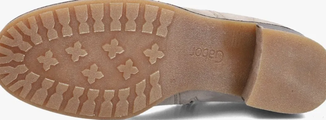 beige gabor enkellaarsjes 851