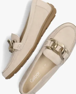 beige gabor mocassins 444.1