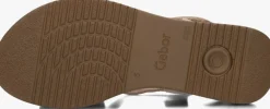 beige gabor platte sandalen 746
