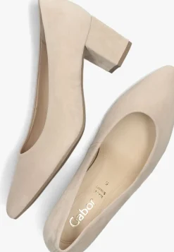 beige gabor pumps 450