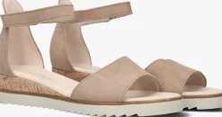 beige gabor sandalen met hak 780.2