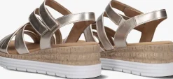beige gabor sandalen met hak 702.2