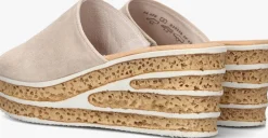 beige gabor slippers 650.1