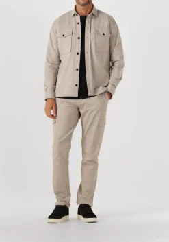 beige genti overshirt midtown relaxed fit