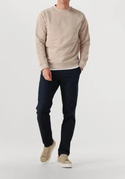beige genti trui basic logo sweater