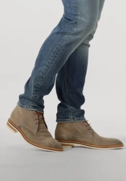 beige giorgio veterschoenen 56409