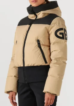 beige goldbergh gewatteerde jas village ski jacket