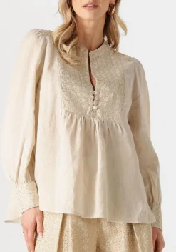 beige greek archaic kori blouses 440645