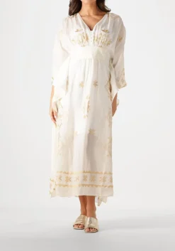 beige greek archaic kori maxi jurk 430511