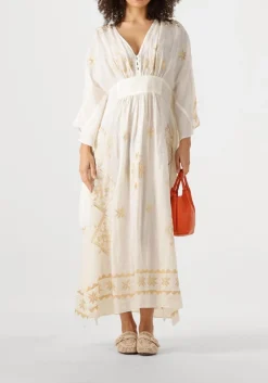 beige greek archaic kori maxi jurk 430511