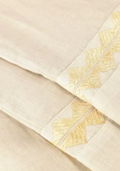 beige greek archaic kori wijde broek 210624