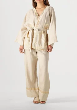 beige greek archaic kori wijde broek 210624