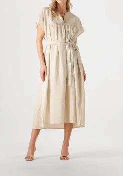 beige greek archaic kori maxi jurk 430825