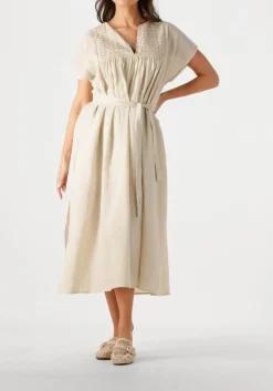 beige greek archaic kori maxi jurk 430825