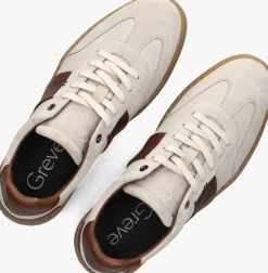 beige greve lage sneakers wave 2223