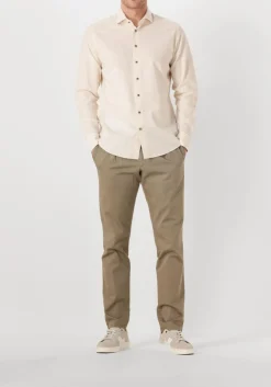 beige greve lage sneakers wave