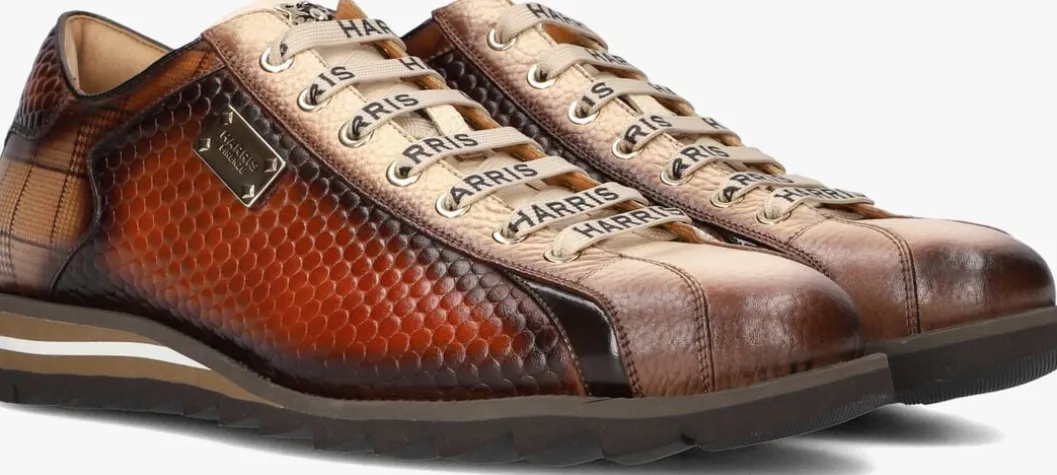 beige harris lage sneakers 0818