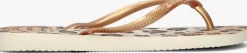 beige havaianas teenslippers slim animals