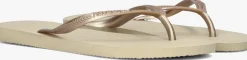 beige havaianas teenslippers slim dames