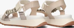 beige hispanitas platte sandalen hv253898