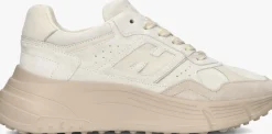 beige hogan lage sneakers h669 allacciato h