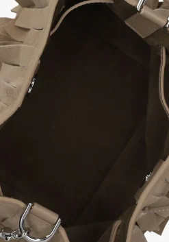 beige hogan schoudertas h01r hocket mini frange