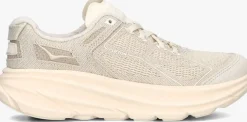 beige hoka lage sneakers clifton one9 d