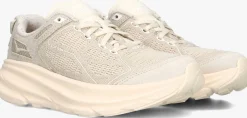 beige hoka lage sneakers clifton one9 d