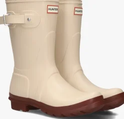 beige hunter regenlaarzen womens original short