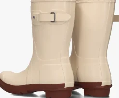 beige hunter regenlaarzen womens original short