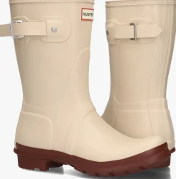 beige hunter regenlaarzen womens original short