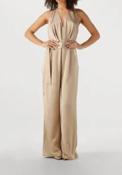 beige ibana jumpsuit olesia