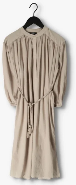 beige ibana midi jurk donte