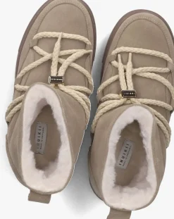 beige inuikii vachtlaarzen classic low