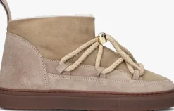 beige inuikii vachtlaarzen classic low