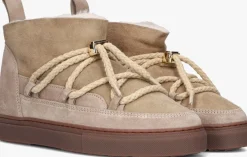 beige inuikii vachtlaarzen classic low