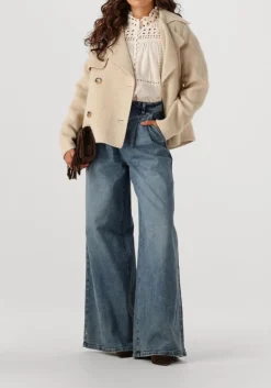 beige janice trenchcoats jean