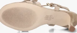 beige kennel & schmenger sandalen met hak 76600