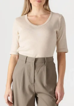 beige knit-ted top eden