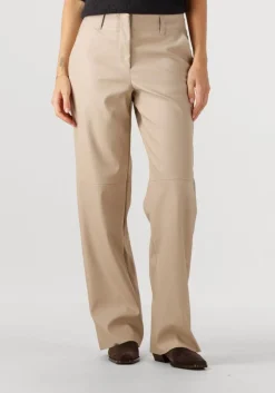 beige knit-ted wijde broek naomi pant