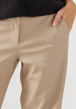 beige knit-ted wijde broek naomi pant