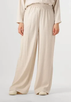 beige knit-ted wijde broek jalou