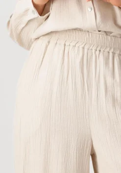 beige knit-ted wijde broek jalou