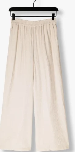 beige knit-ted wijde broek jalou