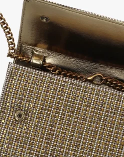 beige kurt geiger london schoudertas kensington chain wallet