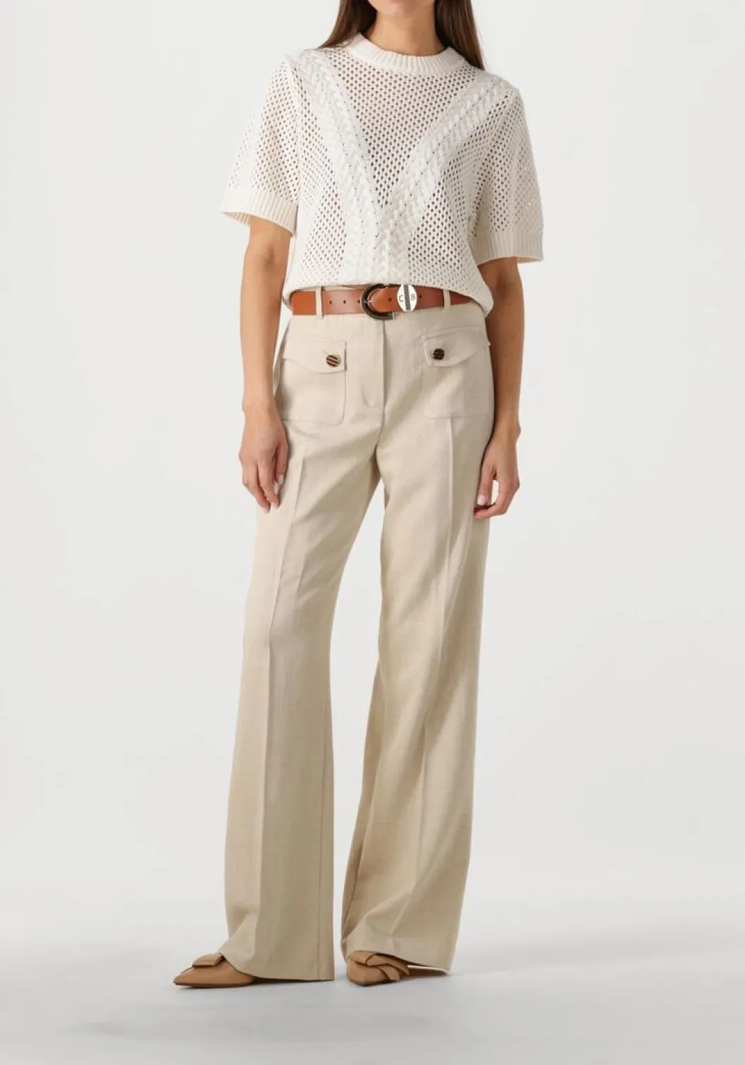 beige lodi slingbacks kal5307