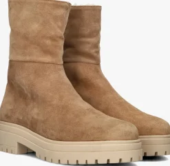 beige mace enkellaarsjes m1132