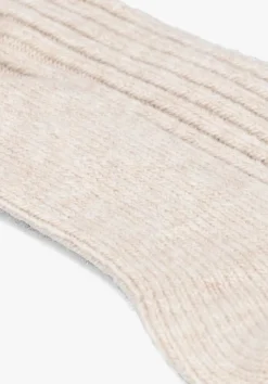 beige marcmarcs sokken cashmere