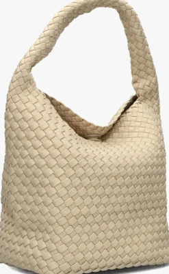 beige marrea schoudertas bucket